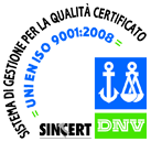 sistema di qualit&agrave; certificato uni es iso 90001/2000